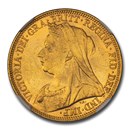 1897-M Australia Gold Sovereign Victoria Veiled Head MS-63 NGC 1897-M Australia Gold Sovereign Victoria Veiled Head MS-63 NGC